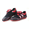 Children Soccer Shoes Antiskid Wear-Resistant Nylon Fastener Football Training Shoes, Size: 34/220(Black+Red)