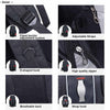90L+10L  Multifunctional Outdoor Large Capacity Waterproof Nylon Hiking Bag(Black)