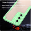 For Samsung Galaxy S24 FE 5G Armor Glaze PC Hybrid TPU Phone Case(Green)