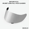 MB-MHL001 Motorcycle Helmet Shield Glasses Helmet Lens Full Face Visor Helmet Visor for AGV K3-SV K5(Silver)