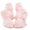 Silicone Dog Boots, Pink, M, Waterproof, 4PCS