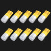 10 PCS T10 / W5W / 168 / 194 DC12V / 0.6W 1LEDs SMD-3030 Car Clearance Light (Yellow Light)