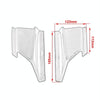 Motorcycle Winglet Aerodynamic Wing Kit Spoiler for Honda ADV150 2019-2020(Black)