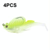 4 PCS HENGJIA SO062 Defense Bottom Tail 14g Jumping Fish Luya Soft Bait(9)
