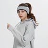 Plus Velvet Autumn Ladies Outdoor Luminous Warm Earmuffs Forehead Protection Cold Ear Cover, Size: Free Size(Hemp Gray)