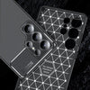 For Samsung Galaxy S25 Ultra 5G Carbon Fiber Texture Shockproof TPU Phone Case(Black)