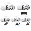VR SHINECON G02EF+S9 Bluetooth Handle Mobile Phone 3D Virtual Reality VR Game Helmet Glasses With Headset