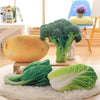 3D Creative Simulation Vegetable Pillow Plush Toy Broccoli Potato Cabbage Cushion Girls Birthday Gift(Broccoli)