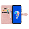 For Asus Zenfone 9 Mandala Flower Embossed Leather Phone Case(Rose Gold)