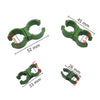 Rotary Buckle Gardening Plastic Bracket Support Universal Tube Clamp Plastic Buckle, Size:8 mm Diameter Pillar(Green)