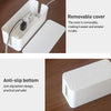 Wire Organizer Storage Box Power Strip Socket Junction Box, Size:Small(Bamboo White)