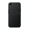 For iPhone XR Litchi Leather Magnetic Full Coverage Shockproof Phone Case(Black)