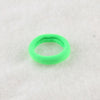 20pcs / Pack Girls Kids Rubber Bands Ponytail Holder Elastic Hair Bands(Fluorescent Green)
