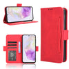 For Samsung Galaxy A56 5G Skin Feel Calf Texture Card Slots Leather Phone Case(Red)