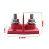 Dual Power M10 Binding Post Cable Connector(Red)