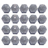 21pcs/set Diamond-encrusted Wheel Caps Tire Screw Protective Covers, Color: 17 White Diamond