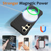 For Samsung Galaxy S25 5G Wave Texture MagSafe Magnetic Liquid Silicone Phone Case(Black)