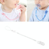 Baby Pacifier Clip Chain PP Holder Soother Pacifier Clips Leash Strap Nipple Holder for Infant Feeding (Transparent)