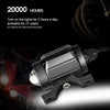 2 PCS L29 12V / 15W / 6000K / 2000LM Motorcycle / Car IP65 Waterproof External LED Small Steel Cannon Spotlight Working Lamp
