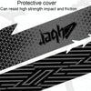 ENLEE E17305 6pcs /Set Road Bike Frame Stickers Thickened Waterproof Chain Guard Protector Decal, Model: Carbon Fiber