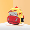 Kindergarten Schoolbag Cartoon Car Plush Backpack Children Cute Shoulder Bag(Racing Car)