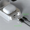 H27 15W  6 In 1 With Clock Function Magnetic Phone Wireless Charger For iWatch/AirPods(Black)
