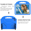 For iPad 10th Gen 10.9 2022 Children EVA Shockproof Tablet Case with Thumb Bracket(Blue)