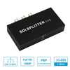1 In 2 Out SD-SDI / HD-SDI / 3G-SDI Distribution Amplifier Video SDI Splitter(UK Plug)