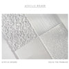 18 x 29cm Acrylic Texture Background Board Photo Props Background Decorative Geometric Ornaments(Ice Pattern)