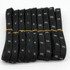 3.2 x 1.2cm Size Labels Polyester Cloth Clothing Label 1 Roll (about 380 PCs), Size:M(Black)