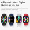 I7 mini 1.62 inch IP67 Waterproof Color Screen Smart Watch(Blue)