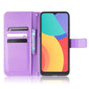For Alcatel 1S 2021 / 3L 2021 / TCL 20E / 20Y Diamond Texture Leather Phone Case(Purple)