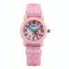 JNEW A335-86228 Children Cartoon 3D Love Butterfly Silicone Waterproof Quartz Watch(Pink Shell Pink Belt)