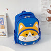 Kindergarten School Bag Children Cute Cartoon Backpack(Blue)