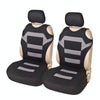 Car Vest Style Double Front Seat Interior Seat Cover(Gray)