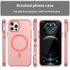 For iPhone 12 Pro MagSafe Frosted Translucent TPU + PC Full Coverage Phone Case(Red)