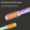 20W Mini Straightening Curling Iron Set Cute Flat Irons Travel Hair Tools, CN Plug(blue pink)