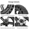For Xiaomi M365 Electric Scooter 8.5-inch Rear Wheel  Solid Shock-absorbing Honeycomb Tire with Hub(Black)