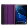 For Galaxy Tab A 10.1 / T580 Litchi Texture Horizontal Flip 360 Degrees Rotation Leather Case with Holder(Purple)