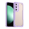 For Samsung Galaxy S24 FE 5G Armor Glaze PC Hybrid TPU Phone Case(Purple)