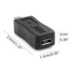USB 2.0 Mini USB to Micro USB Female Adapter(Black)