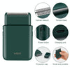VGR V-390 5W USB Portable Reciprocating Electric Shaver (Green)