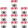 Huawei Nova 4 Camera Lens Cover (Red, 10 Pack)