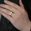 Men Ring, Ring Size:7(Gold)