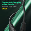 LDNIO Q367 65W GaN 3 x USB-C / Type-C Interface Charger with 1m USB-C / Type-C to USB-C / Type-C Data Cable, Plug Type:UK Plug(Black)