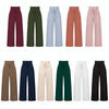 Women Suit Trousers Casual Versatile Wide Leg Trousers Temperament Commuter Pants, Size: S(Apricot)
