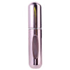 Portable Mini Aluminum Refillable Perfume Bottle Spray Empty Cosmetic Containers Atomizer, Capacity:5ml(Bright Pink)
