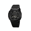 SKMEI 1821 Stainless Steel Buckle Silicone Strap Electronic Watch(Black and Black)