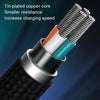 ROMOSS CB12C USB To 8 Pin Elbow With Light 2.4A Fast Charge Data Cable, Size: 1.2m(Black)