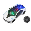 3D Supercar Style Electric Toy With Wheel Lights Music Singing Kids Boys Girls Gift Electric Universal(As show)